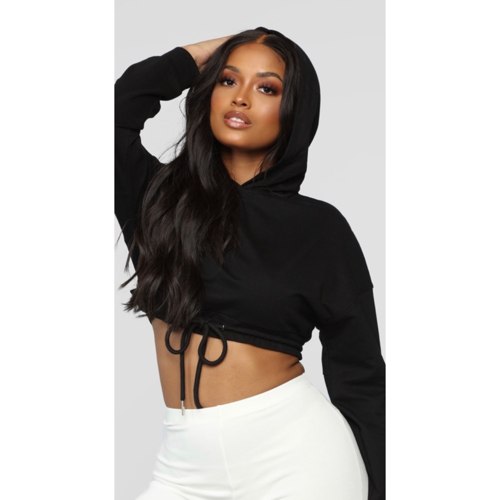 Fashion Nova Ciara Cozy Cropped Hoodie